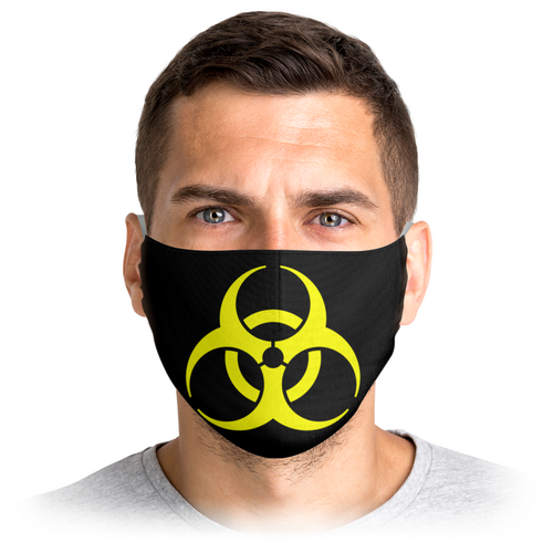 Заказать маски в Москве. Маска лицевая BIOHAZARD от Jimmy Flash - готовые дизайны и нанесение принтов.