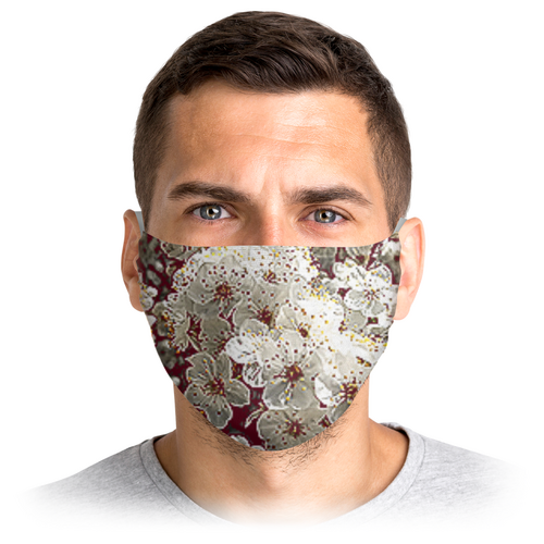 Заказать маски в Москве. Маска лицевая Stop virus! от Eva De Peron.  - готовые дизайны и нанесение принтов.