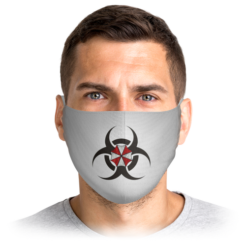 Заказать маски в Москве. Маска лицевая Биологическая опасность! от Дмитрий  - готовые дизайны и нанесение принтов.