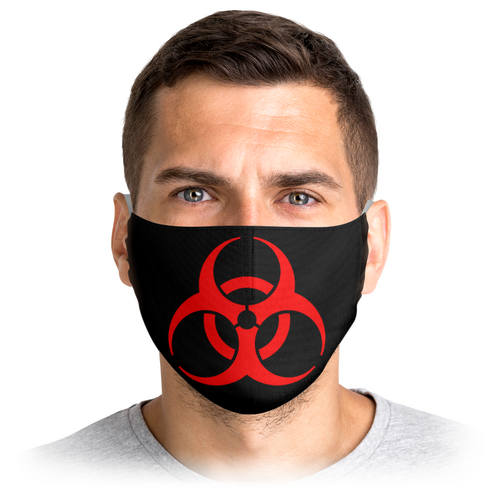 Заказать маски в Москве. Маска лицевая BIOHAZARD от Jimmy Flash - готовые дизайны и нанесение принтов.