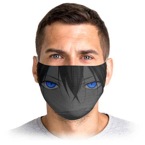 Заказать маски в Москве. Маска лицевая Бездомный бог (Ято) от GeekFox  - готовые дизайны и нанесение принтов.