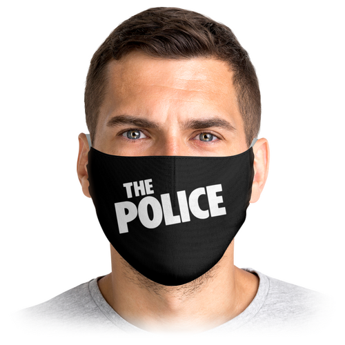 Заказать маски в Москве. Маска лицевая Полиция - The Police от Елена Елена - готовые дизайны и нанесение принтов.