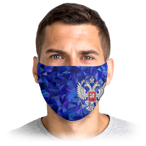 Заказать маски в Москве. Маска лицевая Россия от THE_NISE  - готовые дизайны и нанесение принтов.