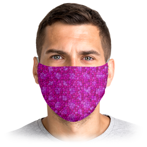 Заказать маски в Москве. Маска лицевая purple от Vadim Koval - готовые дизайны и нанесение принтов.