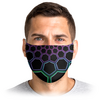 Заказать маски в Москве. Маска лицевая Гексагональная маска от Triponautica - готовые дизайны и нанесение принтов.