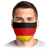 Заказать маски в Москве. Маска лицевая Флаг Германии от Polilog - готовые дизайны и нанесение принтов.