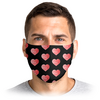 Заказать маски в Москве. Маска лицевая Сердце Любовь  от MariYang  - готовые дизайны и нанесение принтов.