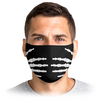 Заказать маски в Москве. Маска лицевая РУКИ СКЕЛЕТА от weeert - готовые дизайны и нанесение принтов.
