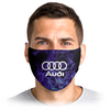 Заказать маски в Москве. Маска лицевая Авто Audi от THE_NISE  - готовые дизайны и нанесение принтов.