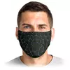 Заказать маски в Москве. Маска лицевая Темные соты от Alexey Evsyunin - готовые дизайны и нанесение принтов.