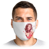 Заказать маски в Москве. Маска лицевая Поцелуй от irinabuzova86@yandex.ru - готовые дизайны и нанесение принтов.