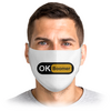 Заказать маски в Москве. Маска лицевая Ok Boomer от DESIGNER   - готовые дизайны и нанесение принтов.