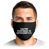 Заказать маски в Москве. Маска лицевая Ударим позитивом по коронавирусу от weeert - готовые дизайны и нанесение принтов.
