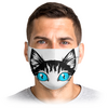 Заказать маски в Москве. Маска лицевая котик от queen  - готовые дизайны и нанесение принтов.