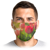 Заказать маски в Москве. Маска лицевая Тюльпаны от FireFoxa - готовые дизайны и нанесение принтов.