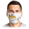 Заказать маски в Москве. Маска лицевая Корги Собака от MariYang  - готовые дизайны и нанесение принтов.