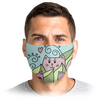 Заказать маски в Москве. Маска лицевая Котики в траве от axenova-n@yandex.ru - готовые дизайны и нанесение принтов.
