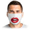 Заказать маски в Москве. Маска лицевая Красные губы от reut.94@mail.ru - готовые дизайны и нанесение принтов.