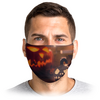 Заказать маски в Москве. Маска лицевая Хэллоуин от FireFoxa - готовые дизайны и нанесение принтов.