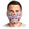 Заказать маски в Москве. Маска лицевая хохлома от ANDREI M - готовые дизайны и нанесение принтов.