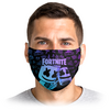 Заказать маски в Москве. Маска лицевая FORTNITE MARSHMELLO от geekbox - готовые дизайны и нанесение принтов.
