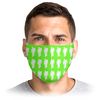 Заказать маски в Москве. Маска лицевая Билли Айлиш от geekbox - готовые дизайны и нанесение принтов.