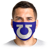 Заказать маски в Москве. Маска лицевая Ультрамарины от GeekFox  - готовые дизайны и нанесение принтов.