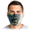 Заказать маски в Москве. Маска лицевая Оригинальная маска в стиле современного искусства от handmadewithlove1@yandex.ru - готовые дизайны и нанесение принтов.