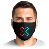 Заказать маски в Москве. Маска лицевая Глитч эффект  от raketabonus@yandex.ru - готовые дизайны и нанесение принтов.