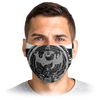 Заказать маски в Москве. Маска лицевая Фрактальный Товарищ от YuG Atn - готовые дизайны и нанесение принтов.