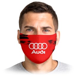 Заказать маски в Москве. Маска лицевая Авто Audi от THE_NISE  - готовые дизайны и нанесение принтов.