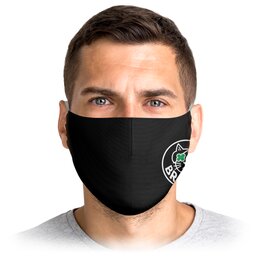 Заказать маски в Москве. Маска лицевая Black BATVA mask от svetabratva@gmail.com - готовые дизайны и нанесение принтов.