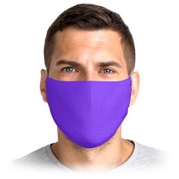 Заказать маски в Москве. Маска лицевая Фиолетовая от Crypto Style - готовые дизайны и нанесение принтов.