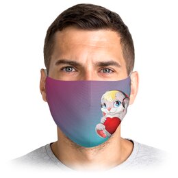 Заказать маски в Москве. Маска лицевая Зайка   от T-shirt print  - готовые дизайны и нанесение принтов.