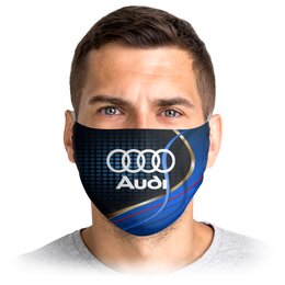 Заказать маски в Москве. Маска лицевая  Авто Audi от THE_NISE  - готовые дизайны и нанесение принтов.