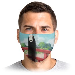 Заказать маски в Москве. Маска лицевая Унесенные призраками (Безликий) от GeekFox  - готовые дизайны и нанесение принтов.