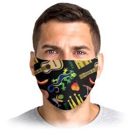Заказать маски в Москве. Маска лицевая Барселона от IrinkaArt  - готовые дизайны и нанесение принтов.