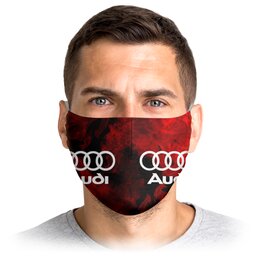 Заказать маски в Москве. Маска лицевая  Авто Audi от THE_NISE  - готовые дизайны и нанесение принтов.