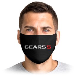 Заказать маски в Москве. Маска лицевая Gears 5 от THE_NISE  - готовые дизайны и нанесение принтов.