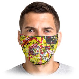 Заказать маски в Москве. Маска лицевая Паутинка от Vadim Koval - готовые дизайны и нанесение принтов.