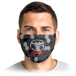 Заказать маски в Москве. Маска лицевая Mazda от THE_NISE  - готовые дизайны и нанесение принтов.