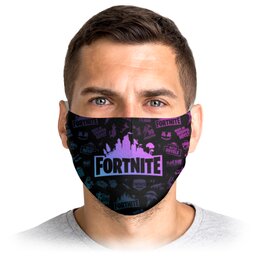 Заказать маски в Москве. Маска лицевая FORTNITE от geekbox - готовые дизайны и нанесение принтов.