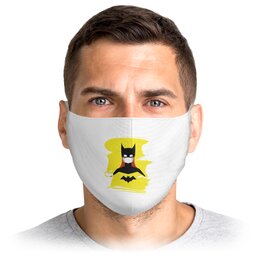 Заказать маски в Москве. Маска лицевая Бэт-герл (Коллекция: Герои носят маски) от GeekFox  - готовые дизайны и нанесение принтов.