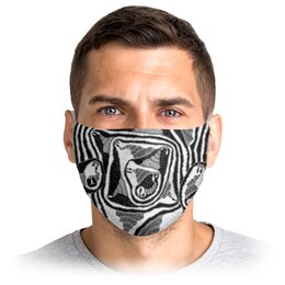 Заказать маски в Москве. Маска лицевая Трансперсональная от YuG Atn - готовые дизайны и нанесение принтов.