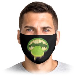 Заказать маски в Москве. Маска лицевая Смешная пасть от Franka  - готовые дизайны и нанесение принтов.