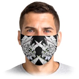 Заказать маски в Москве. Маска лицевая VSE ZRЯ от Rafflostart Karle - готовые дизайны и нанесение принтов.