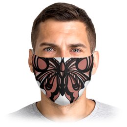Заказать маски в Москве. Маска лицевая Маска лицевая бабочка от Irinakn - готовые дизайны и нанесение принтов.