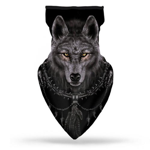 Заказать маски в Москве. Маска-шарф  Dark Wolf/ Темный Волк от Елена Елена - готовые дизайны и нанесение принтов.