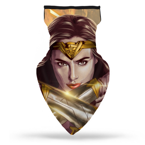 Заказать маски в Москве. Маска-шарф Чудо-женщина / Wonder Woman от Jimmy Flash - готовые дизайны и нанесение принтов.