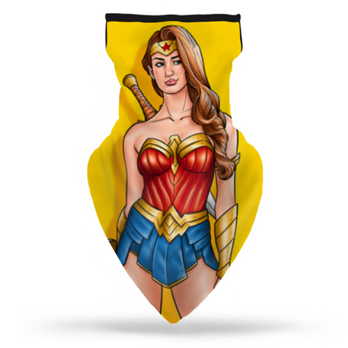 Заказать маски в Москве. Маска-шарф Чудо-женщина / Wonder Woman от Jimmy Flash - готовые дизайны и нанесение принтов.